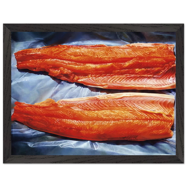 Split Grilse - 1979 by Mary Pratt — Framed art print at Zephyeer