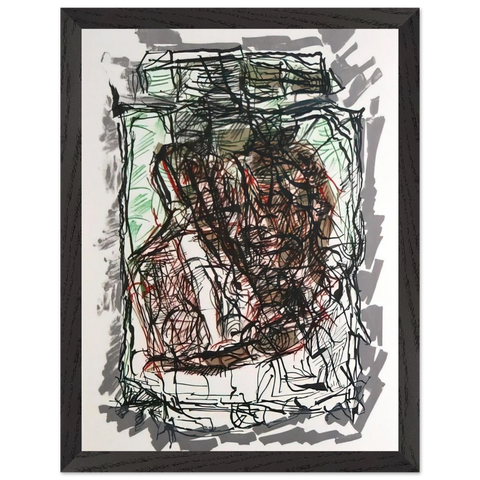 Lithographie 1976 by Jean-Paul Riopelle — Framed art print at Zephyeer