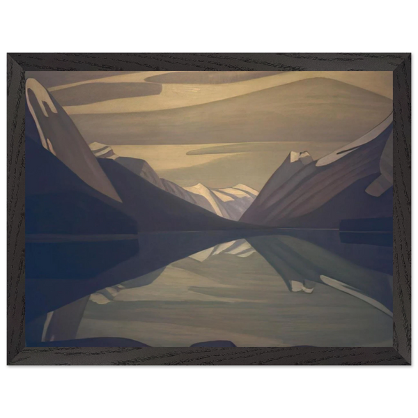 Maligne Lake, Jasper Park - 1924 by Lawren Harris — Framed art print at Zephyeer