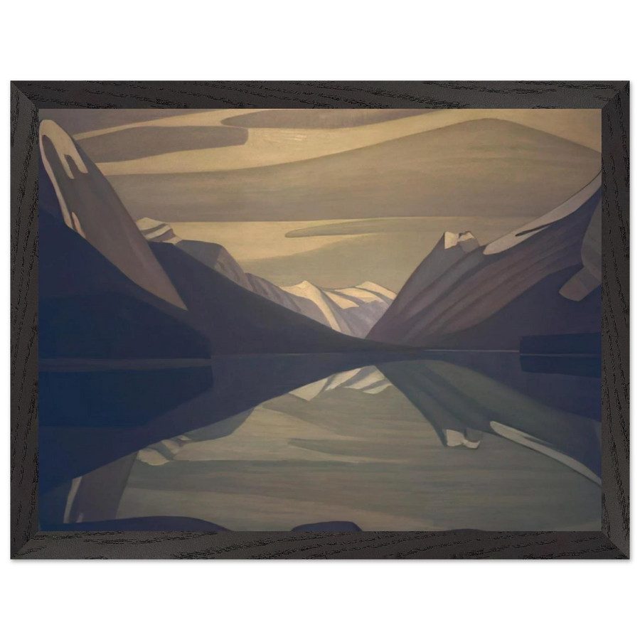 Maligne Lake, Jasper Park - 1924 by Lawren Harris — Framed art print at Zephyeer