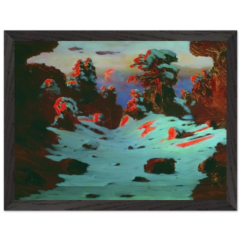 Sunset Effect by Arkhyp Kuindzhi — Framed art print at Zephyeer
