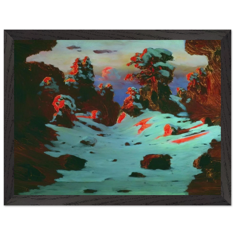 Sunset Effect by Arkhyp Kuindzhi — Framed art print at Zephyeer
