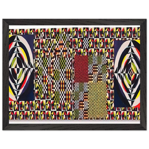 The Pythagorean Theorem - 1964 by Alfred Jensen — Framed art print at Zephyeer
