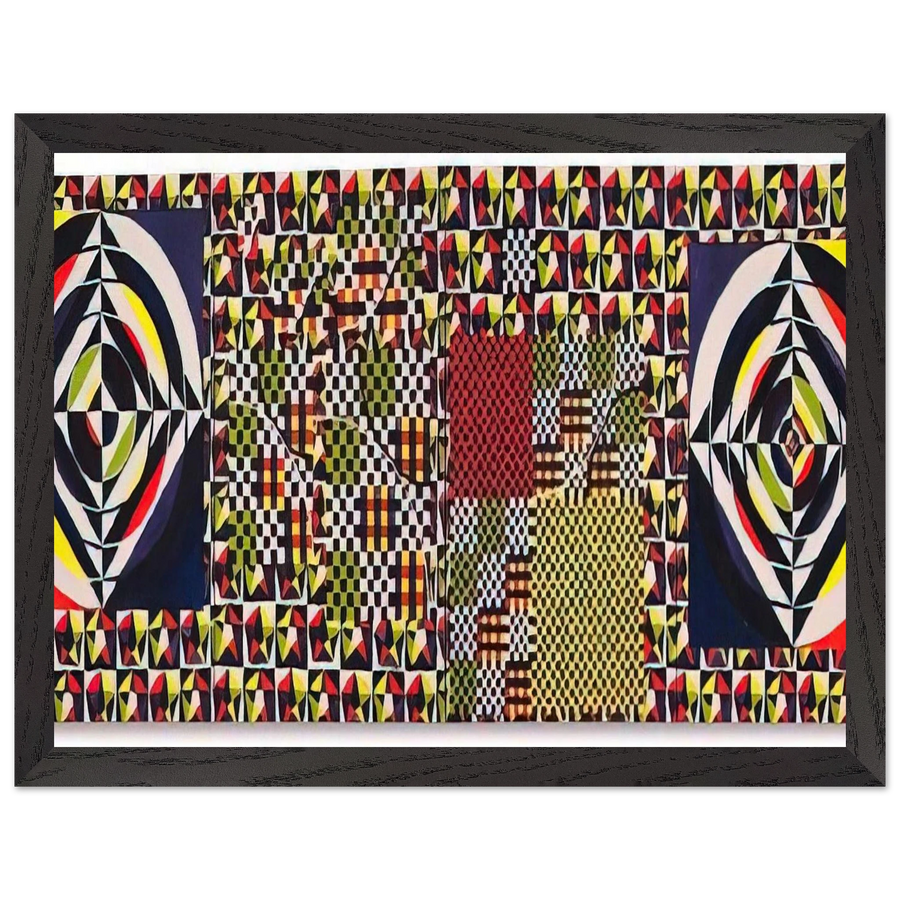 The Pythagorean Theorem - 1964 by Alfred Jensen — Framed art print at Zephyeer