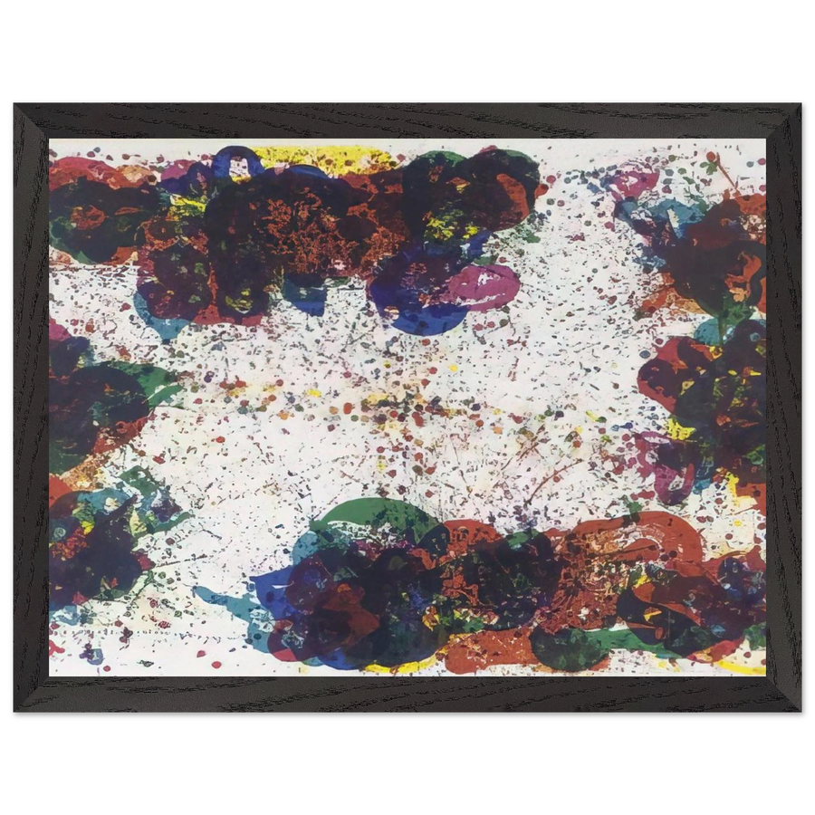 Coral Lyre Nine by Sam Francis — Framed art print at Zephyeer