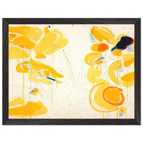 Untitled  Yellow by Sam Francis — Framed art print at Zephyeer