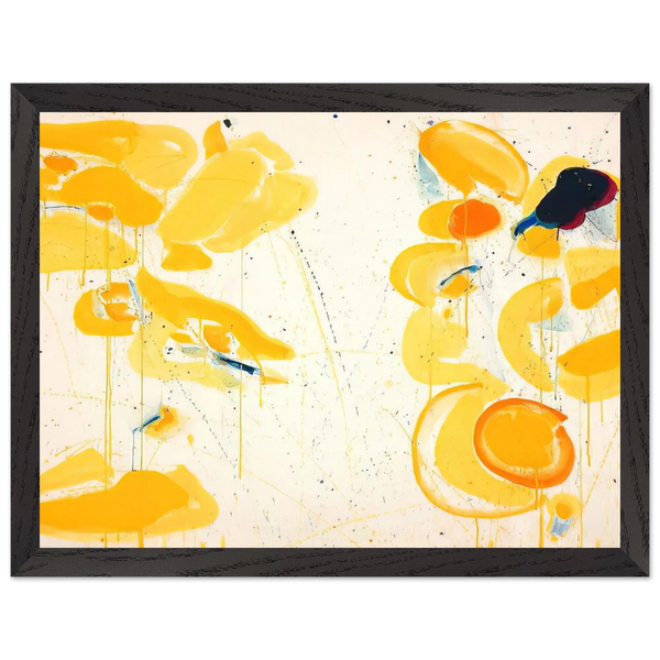 Untitled  Yellow by Sam Francis — Framed art print at Zephyeer