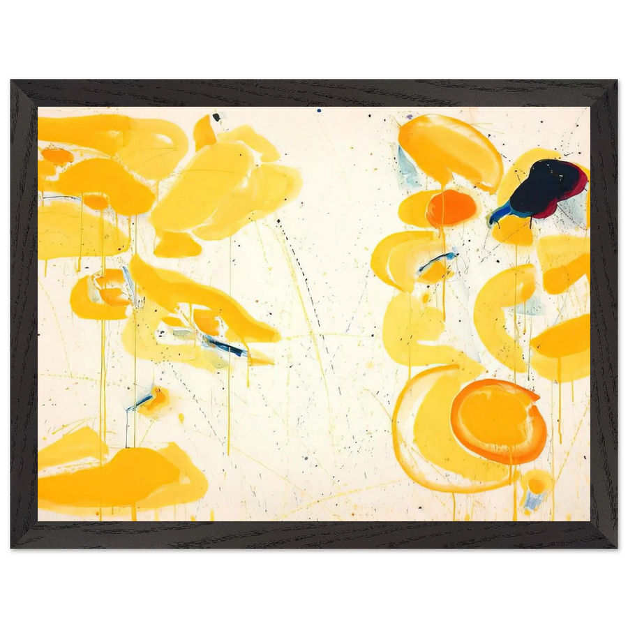 Untitled  Yellow by Sam Francis — Framed art print at Zephyeer