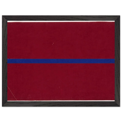 Blue and Red from the series Line Form Color by Ellsworth Kelly — Framed art print at Zephyeer