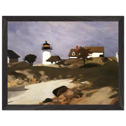 Squam Light by Edward Hopper — Framed art print at Zephyeer