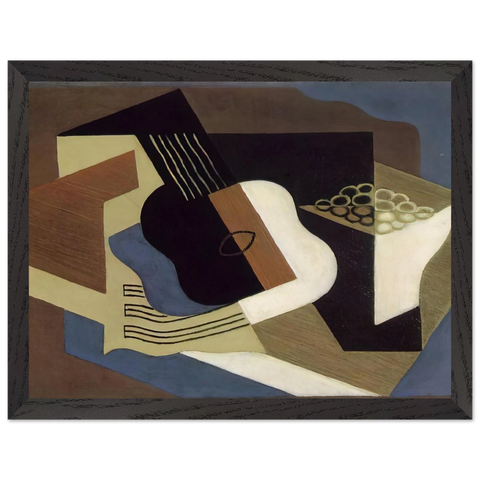 GUITAR AND FRUIT DISH 1919 by Juan Gris — Framed art print at Zephyeer
