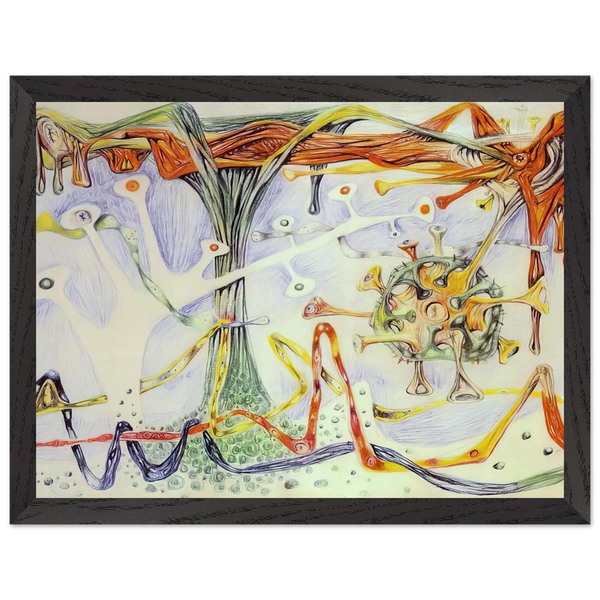 MORPHOLOGY 1937 by Roberto Matta — Framed art print at Zephyeer