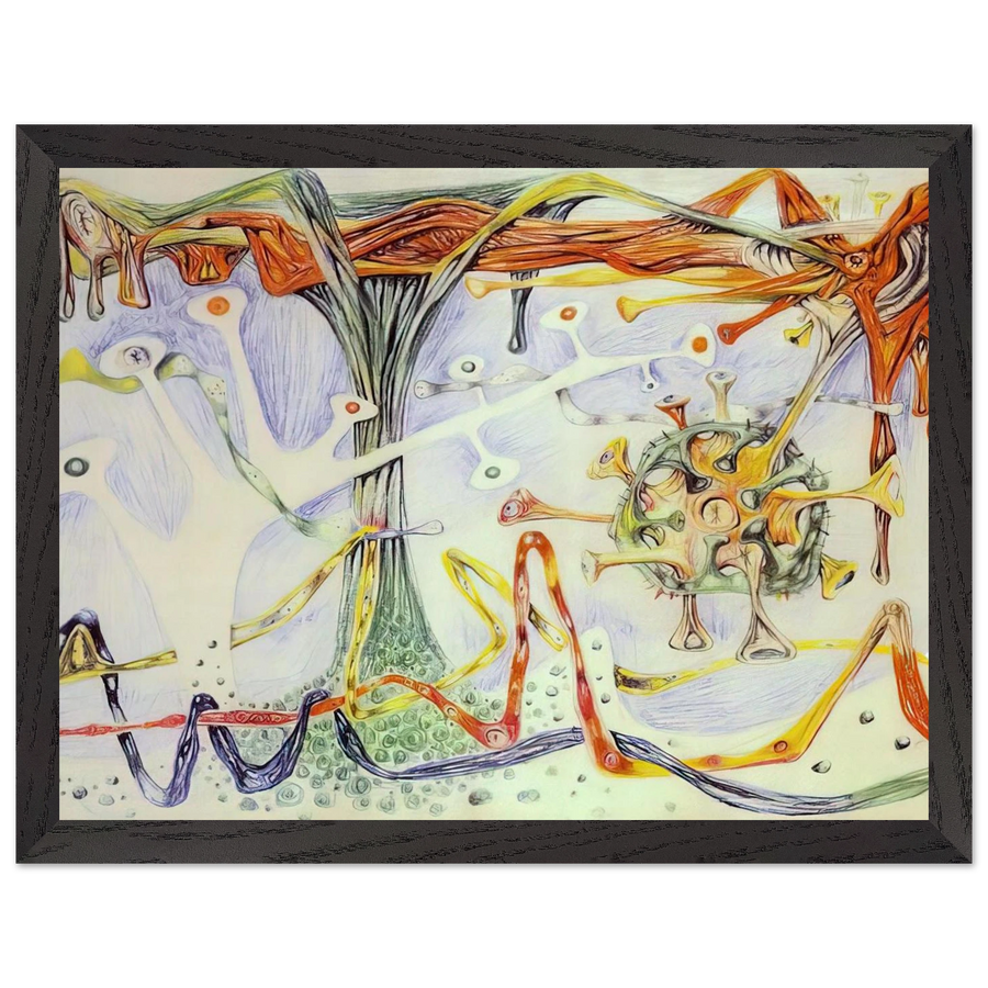 MORPHOLOGY 1937 by Roberto Matta — Framed art print at Zephyeer