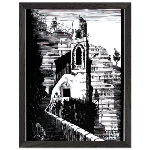 SAN GIOVANNI RAVELLO FEBRUARY 1932 1932 by MC Escher — Framed art print at Zephyeer