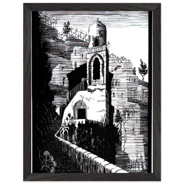 SAN GIOVANNI RAVELLO FEBRUARY 1932 1932 by MC Escher — Framed art print at Zephyeer