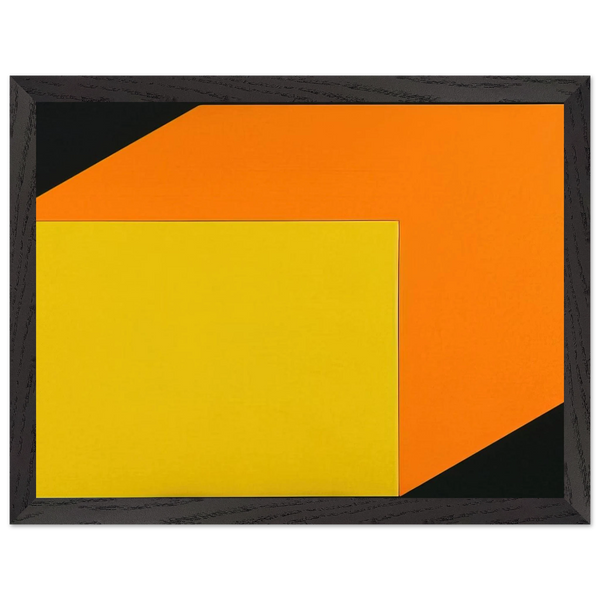 Yellow Orange by Ellsworth Kelly — Framed art print at Zephyeer