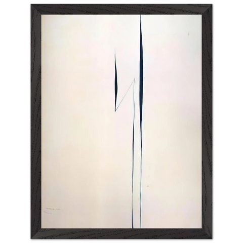 Black Lines 1 by Georgia O'Keeffe — Framed art print at Zephyeer
