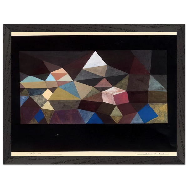 CRYSTALLINE LANDSCAPE 1929 by Paul Klee — Framed art print at Zephyeer