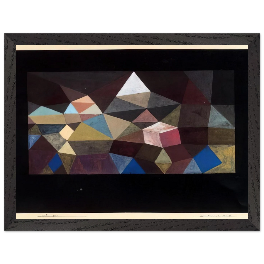 CRYSTALLINE LANDSCAPE 1929 by Paul Klee — Framed art print at Zephyeer
