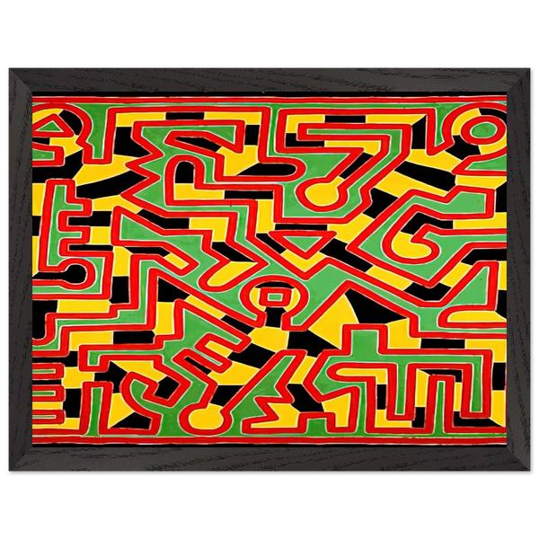 UNTITLED 1988 by Keith Haring — Framed art print at Zephyeer
