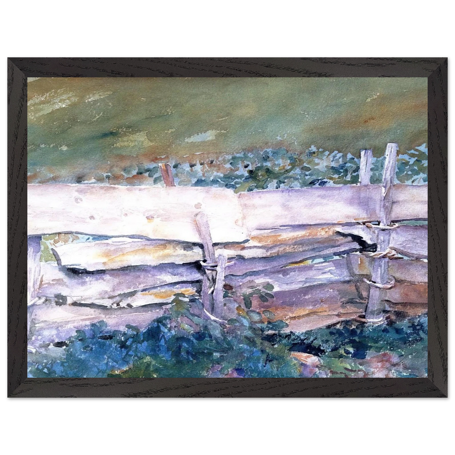 The Fence by John Singer Sargent — Framed art print at Zephyeer