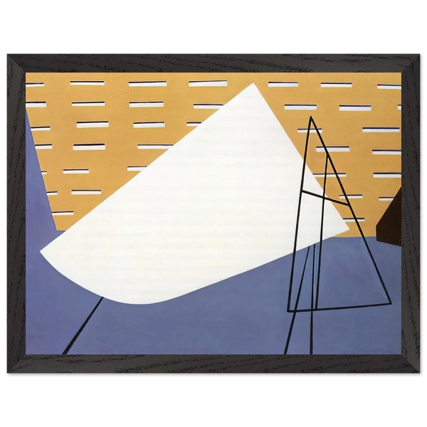 Aircraft Plant - 1945 by Ralston Crawford — Framed art print at Zephyeer