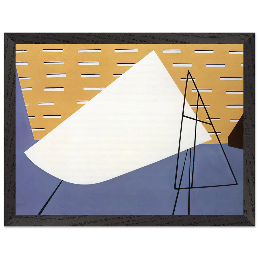 Aircraft Plant - 1945 by Ralston Crawford — Framed art print at Zephyeer