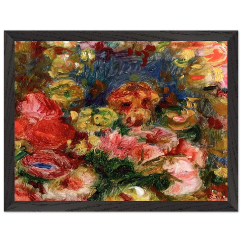 Flowers by Pierre-Auguste Renoir — Framed art print at Zephyeer