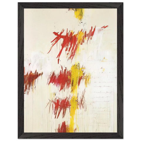 Quattro Stagioni II. Primavera by Cy Twombly — Framed art print at Zephyeer