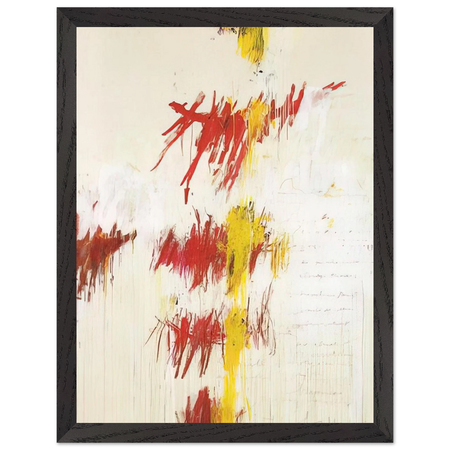 Quattro Stagioni II. Primavera by Cy Twombly — Framed art print at Zephyeer