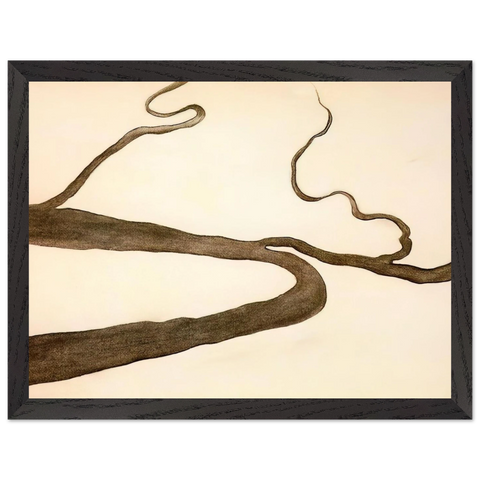 Drawing IX by Georgia O'Keeffe — Framed art print at Zephyeer