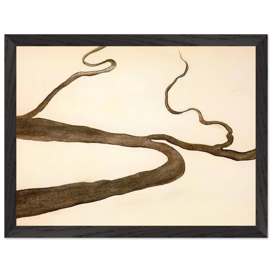 Drawing IX by Georgia O'Keeffe — Framed art print at Zephyeer