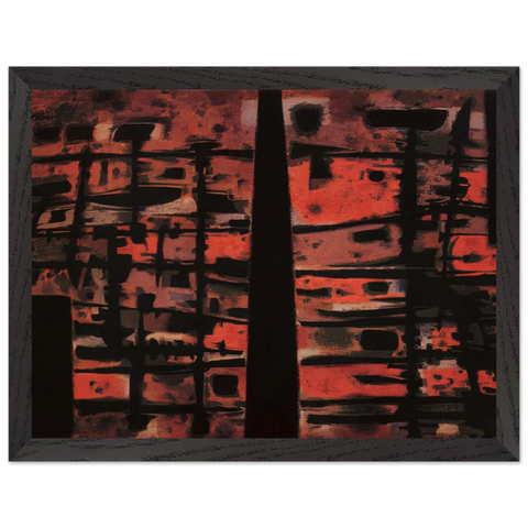 La Sixième Heure - 1958 by Alfred Manessier — Framed art print at Zephyeer