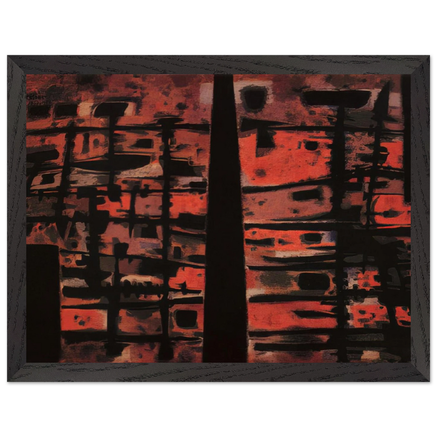 La Sixième Heure - 1958 by Alfred Manessier — Framed art print at Zephyeer