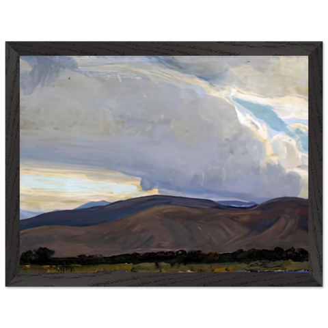 STORM FROM THE SIERRA 1937 by Maynard Dixon — Framed art print at Zephyeer