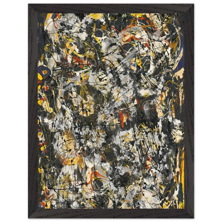 NUMBER 4 1951 by Jackson Pollock — Framed art print at Zephyeer