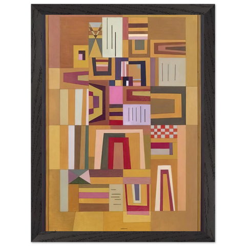COMPENSATION ROSE 1933 by Wassily Kandinsky — Framed art print at Zephyeer