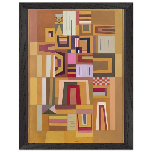 COMPENSATION ROSE 1933 by Wassily Kandinsky — Framed art print at Zephyeer