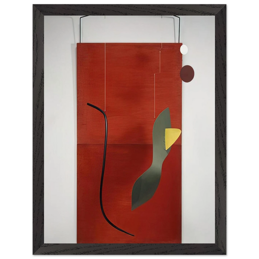 RED PANEL 1936 by Alexander Calder — Framed art print at Zephyeer