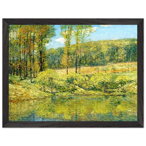 Spring, Navesink Highlands by Childe Hassam — Framed art print at Zephyeer