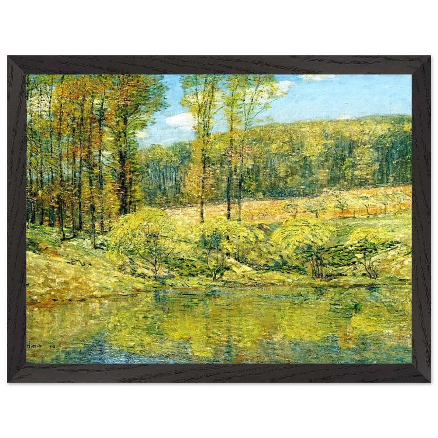 Spring, Navesink Highlands by Childe Hassam — Framed art print at Zephyeer
