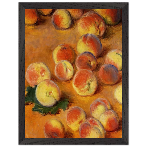 Peaches by Claude Monet — Framed art print at Zephyeer