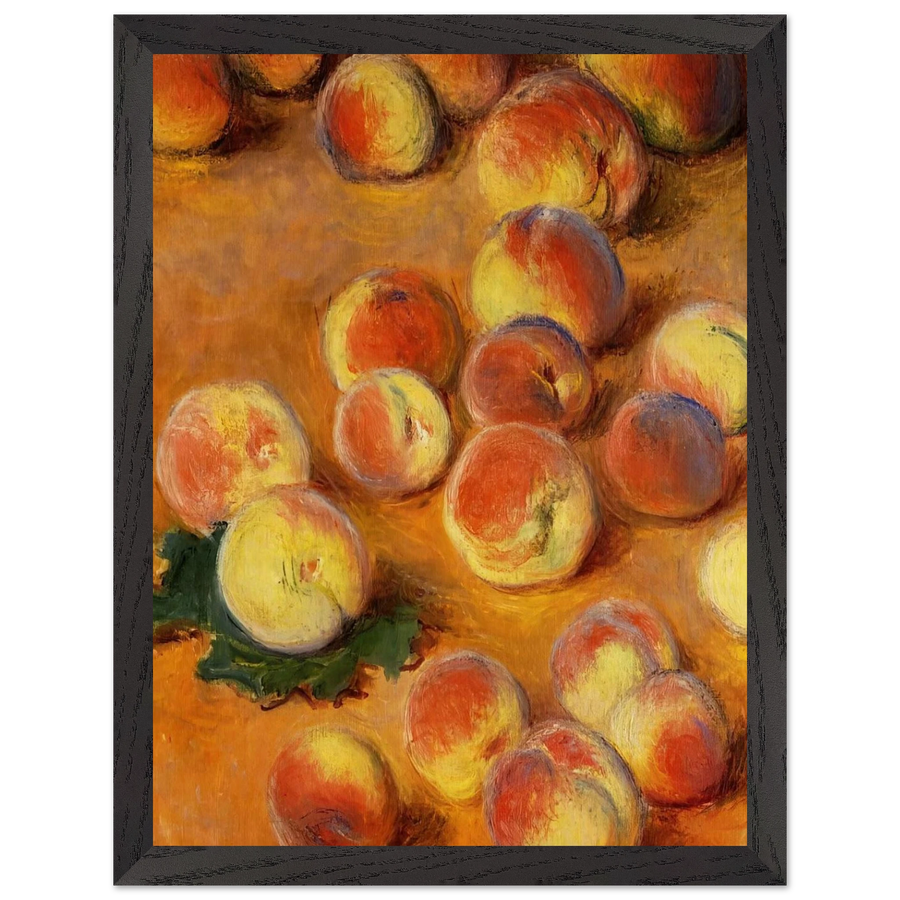 Peaches by Claude Monet — Framed art print at Zephyeer