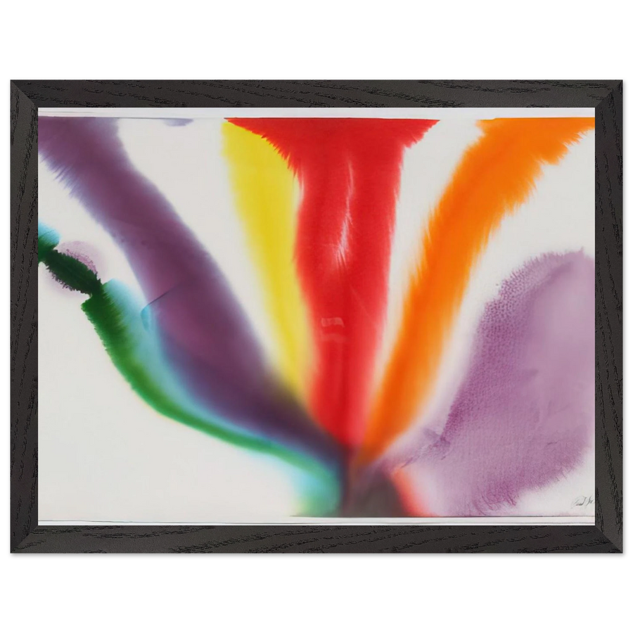Phenomena Compass Bearing - 1979 by Paul Jenkins — Framed art print at Zephyeer