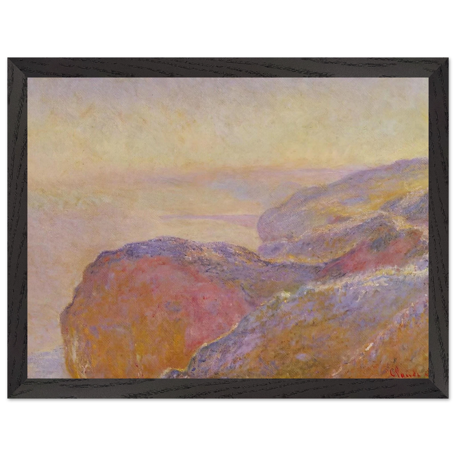 At Val-Saint-Nicolas near Dieppe in the Morning by Claude Monet — Framed art print at Zephyeer
