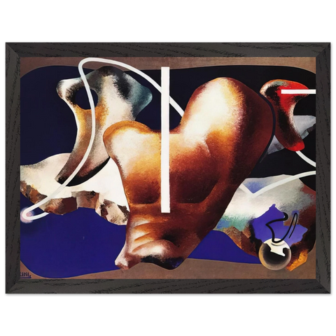 SUPERAMENTO TERRESTRE 1932 by Enrico Prampolini — Framed art print at Zephyeer