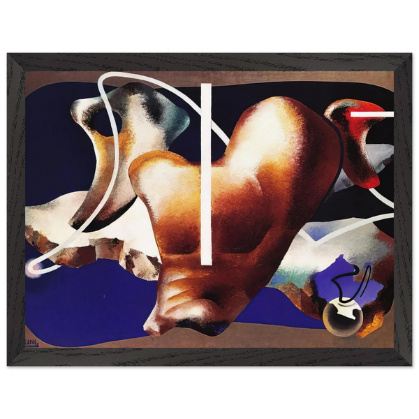 SUPERAMENTO TERRESTRE 1932 by Enrico Prampolini — Framed art print at Zephyeer