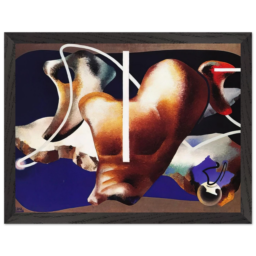SUPERAMENTO TERRESTRE 1932 by Enrico Prampolini — Framed art print at Zephyeer