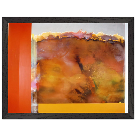 For The Ages - 1985 by Ronnie Landfield — Framed art print at Zephyeer