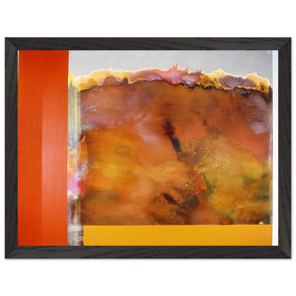 For The Ages - 1985 by Ronnie Landfield — Framed art print at Zephyeer